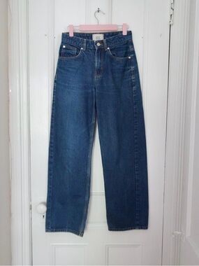 BDG Straight Leg High-Rise Jeans in Blue Denim Size 26